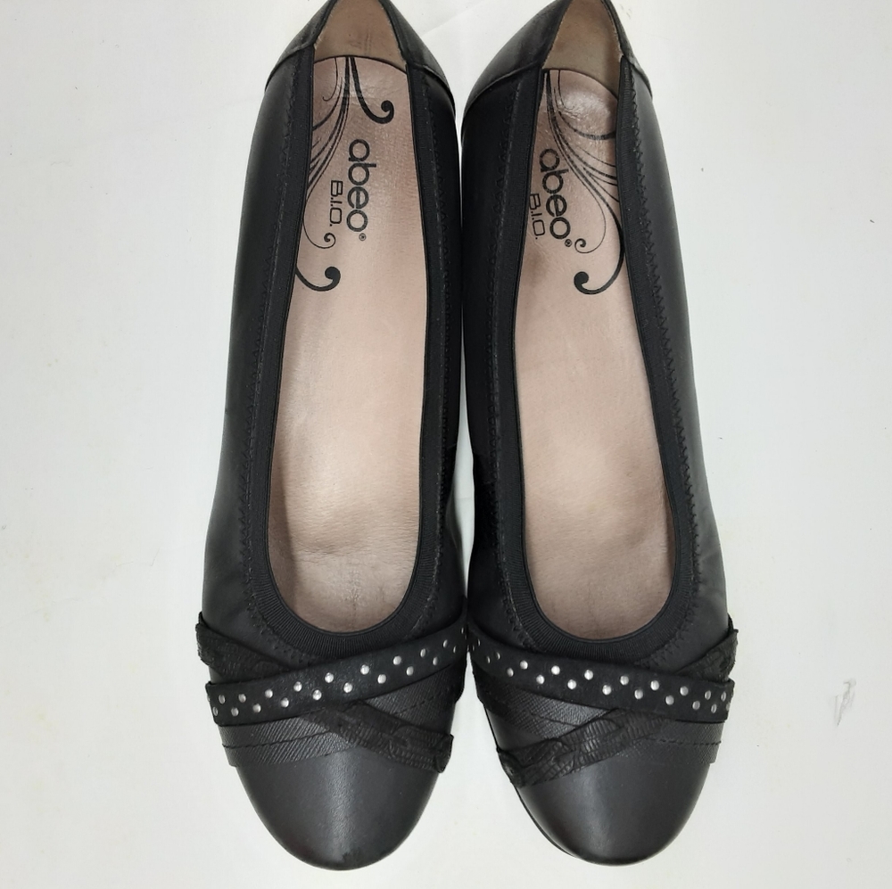 Abeo bio Women's Nellie Black Slip On Shoes Size 10